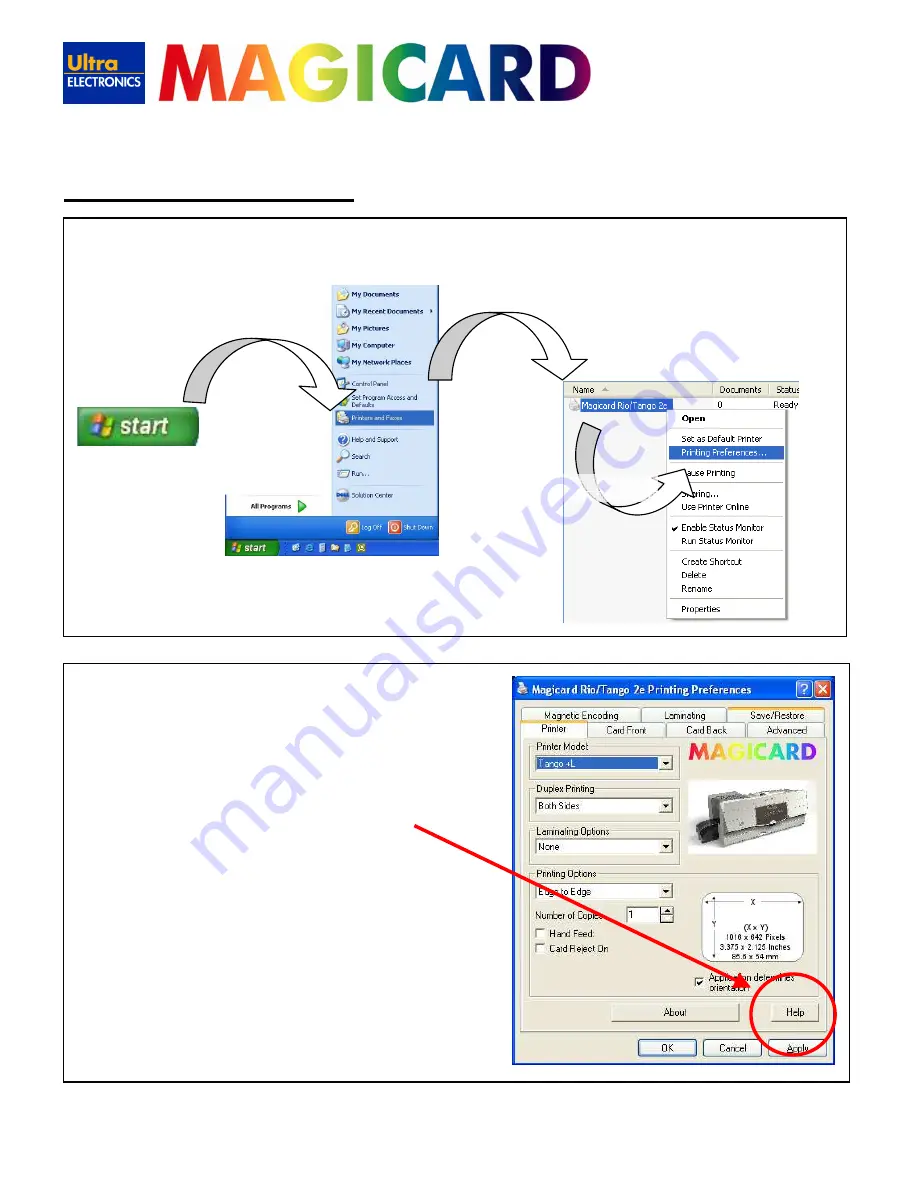 Magicard Tango 2e User Manual Download Page 20