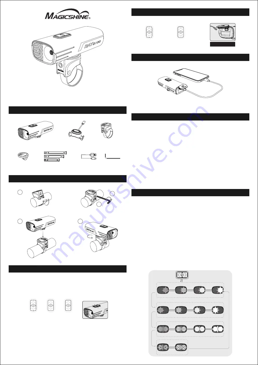 Magicshine RAY 2100 User Manual Download Page 1