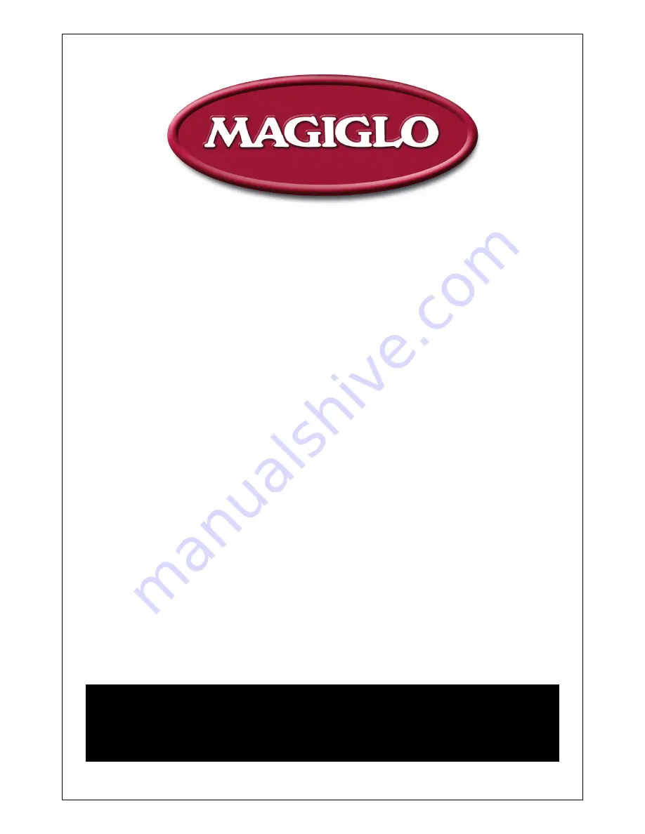 Magiglo ACCOLADE User, Installation & Servicing Instructions Download Page 1