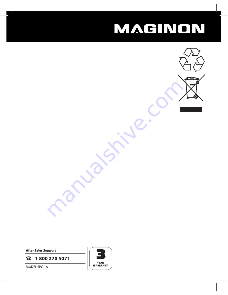 MAGINON IPC-1A Скачать руководство пользователя страница 59