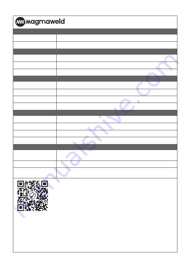 Magmaweld ID 65 PX Скачать руководство пользователя страница 121