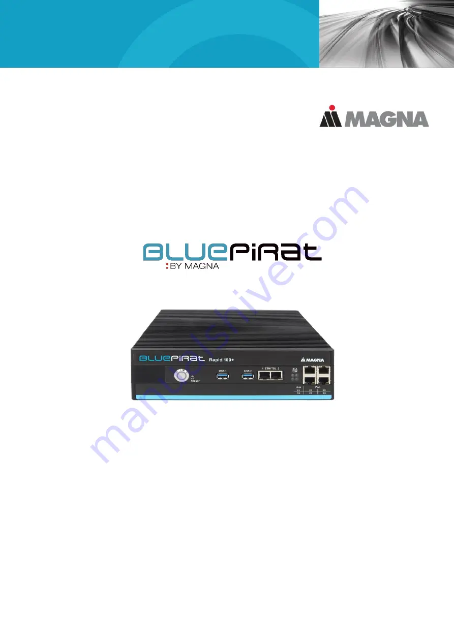 Magna BLUEPIRAT Series Скачать руководство пользователя страница 1