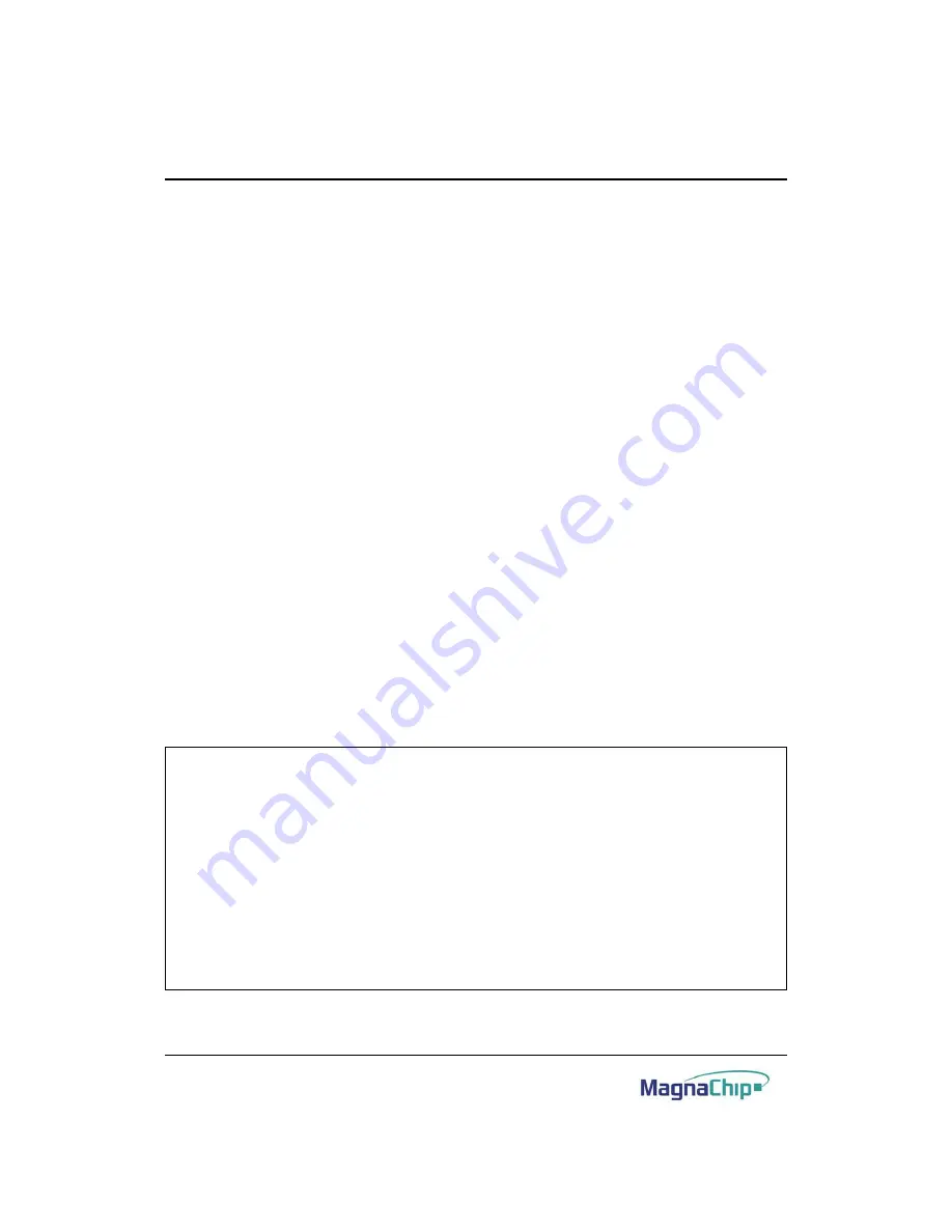 MagnaChip HMS39C7092 User Manual Download Page 2