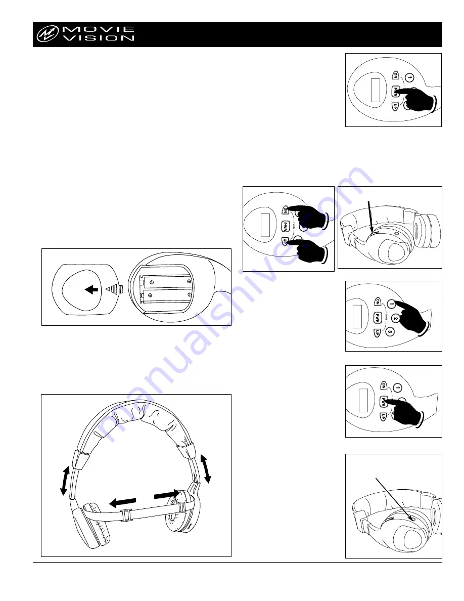 Magnadyne Digital Headphones Manual Download Page 1