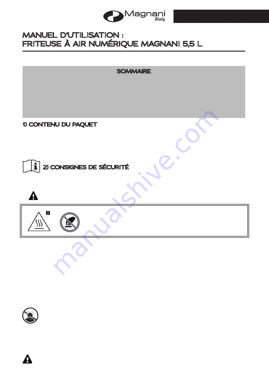 Magnani MI-HA-AF5-B User Manual Download Page 17