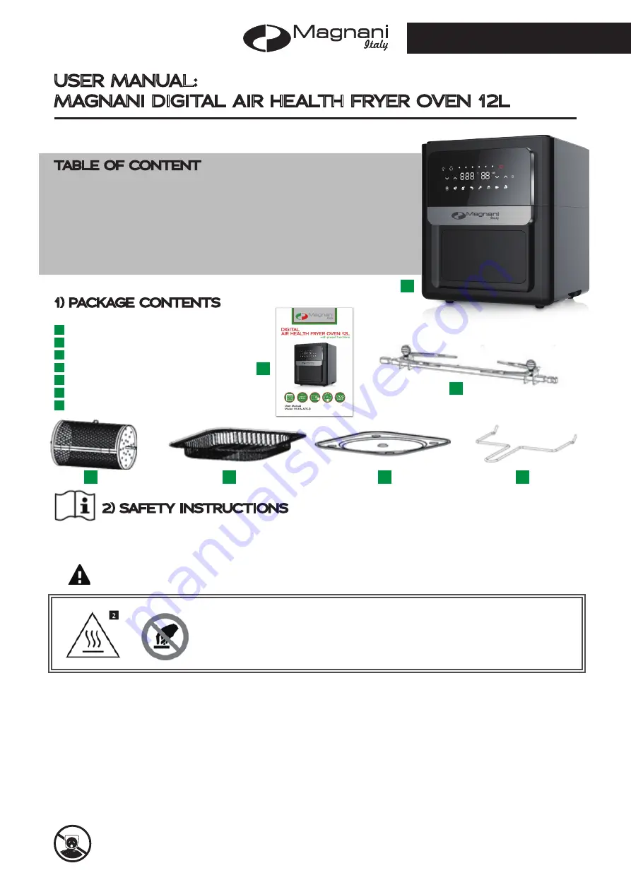 Magnani MI-HA-AF6-B User Manual Download Page 3