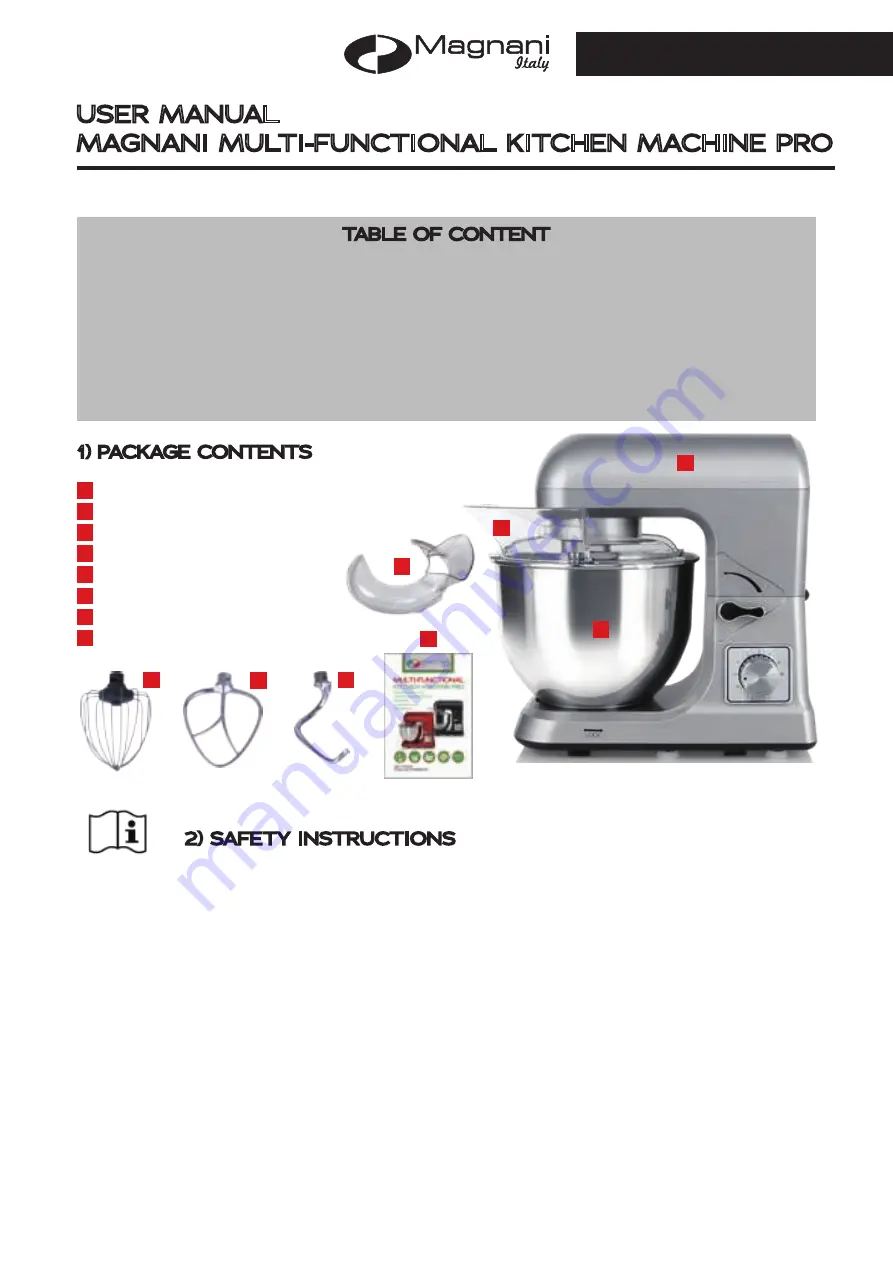 Magnani MI-HA-MFKM2-X User Manual Download Page 3