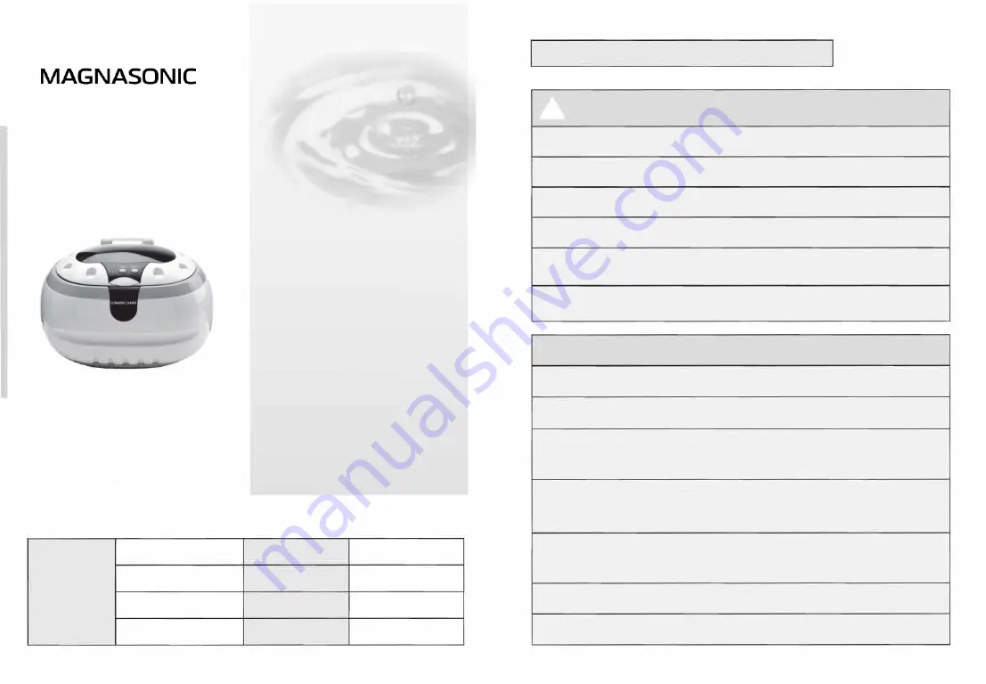 Magnasonic CD2800 User Instruction Manual Download Page 10