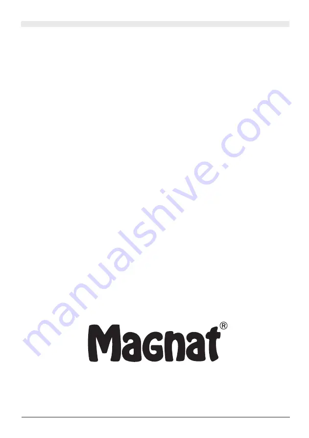 Magnat Audio AD 125 BP Owner'S Manual/Warranty Document Download Page 20