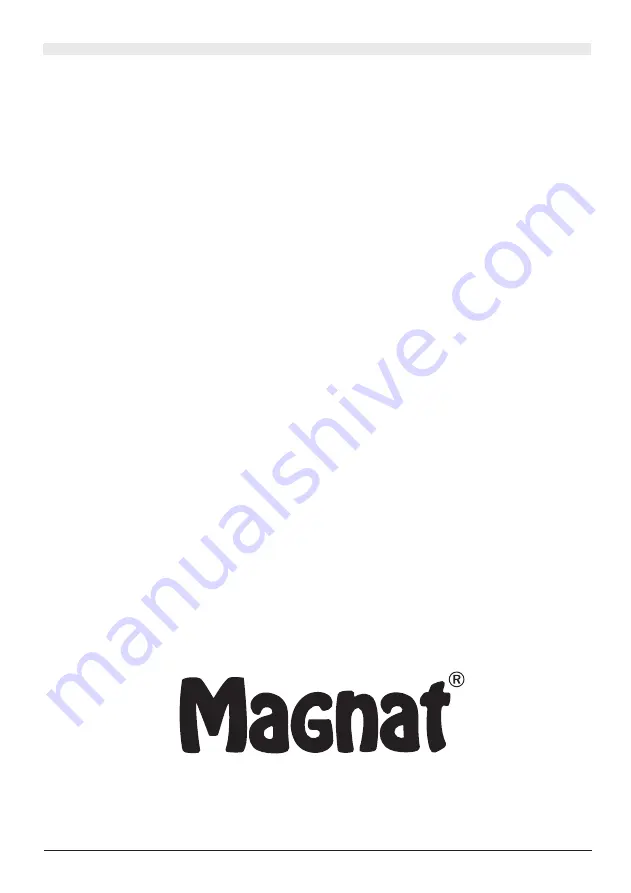 Magnat Audio AD 130 BP SERIES II Owner'S Manual/Warranty Document Download Page 20