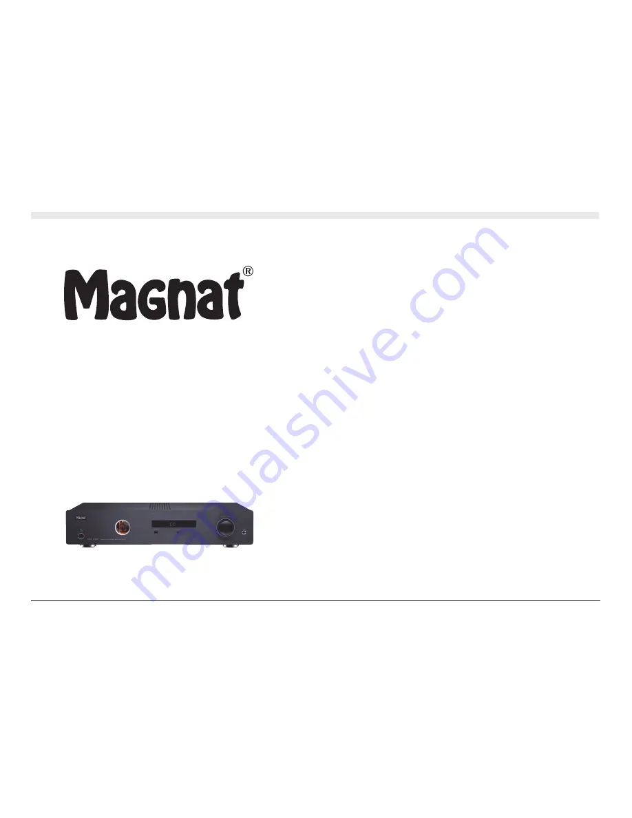 Magnat Audio MA 400 User Manual Download Page 1