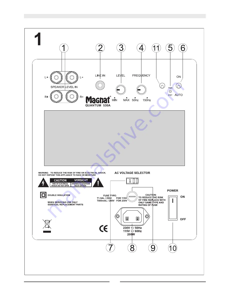 Magnat Audio QUANTUM 530A Owner'S Manual Download Page 38