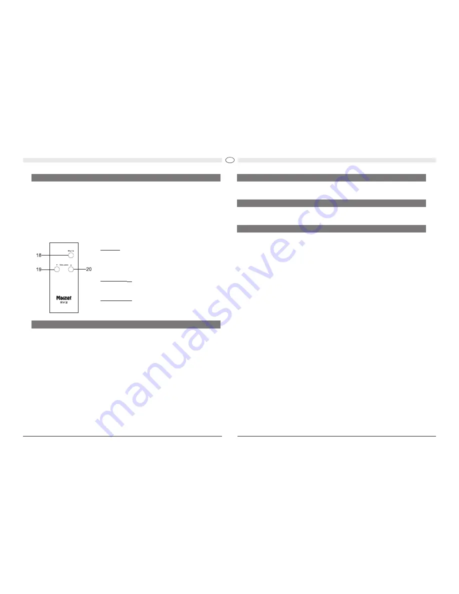 Magnat Audio RV 2 Installation Notes Download Page 18