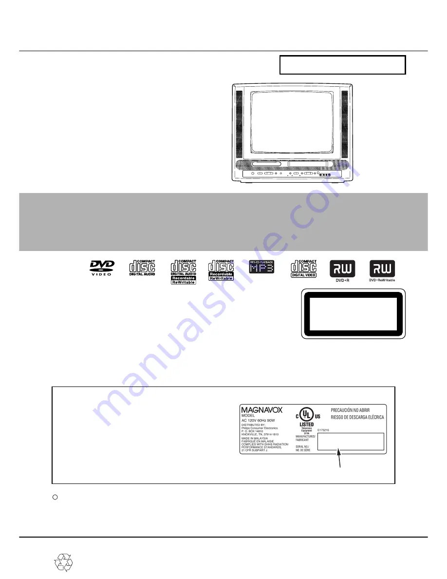 Magnavox 19MDTR17 Скачать руководство пользователя страница 283