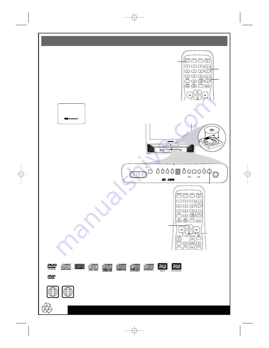 Magnavox 20MC4204 - Tv/dvd Combination Quick Use Manual Download Page 4