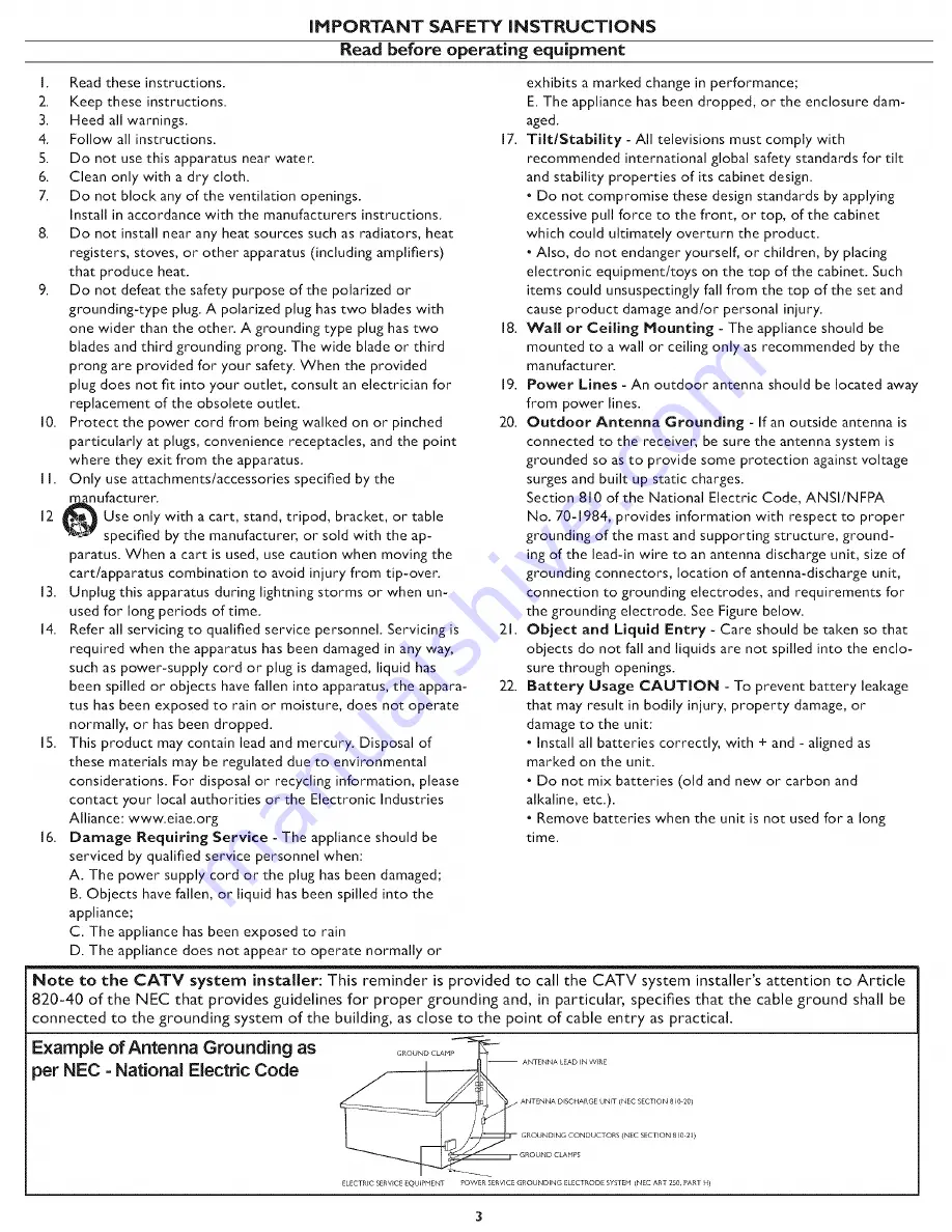 Magnavox 32MF231D - Hook Up Guide User Manual Download Page 3