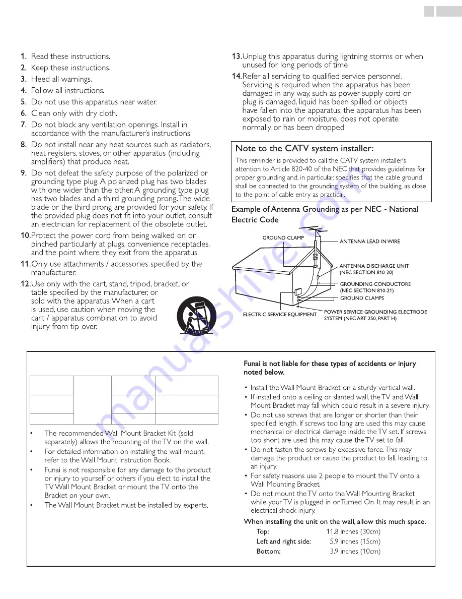 Magnavox 32MV304X Owner'S Manual Download Page 4