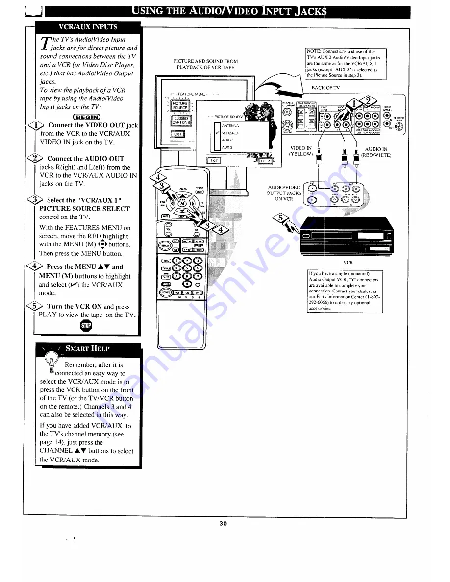 Magnavox 6P4851C Owner'S Manual & Safety Instructions Download Page 30