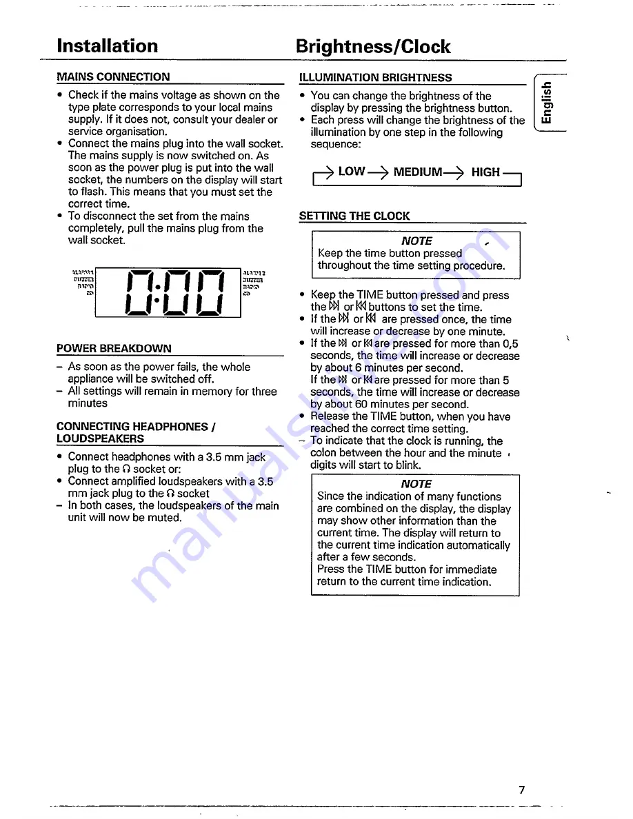 Magnavox AJ 3920 Quick Manual Download Page 7