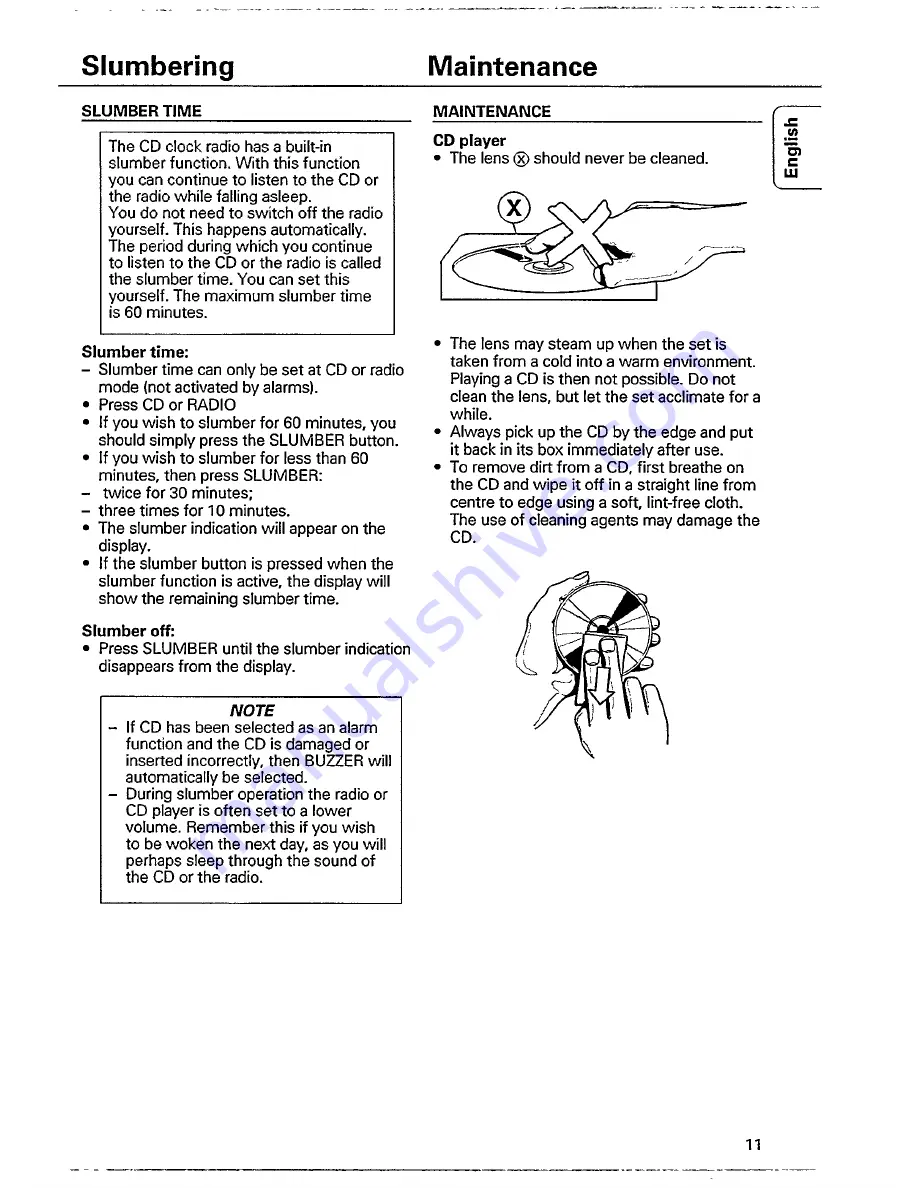 Magnavox AJ 3920 Quick Manual Download Page 11