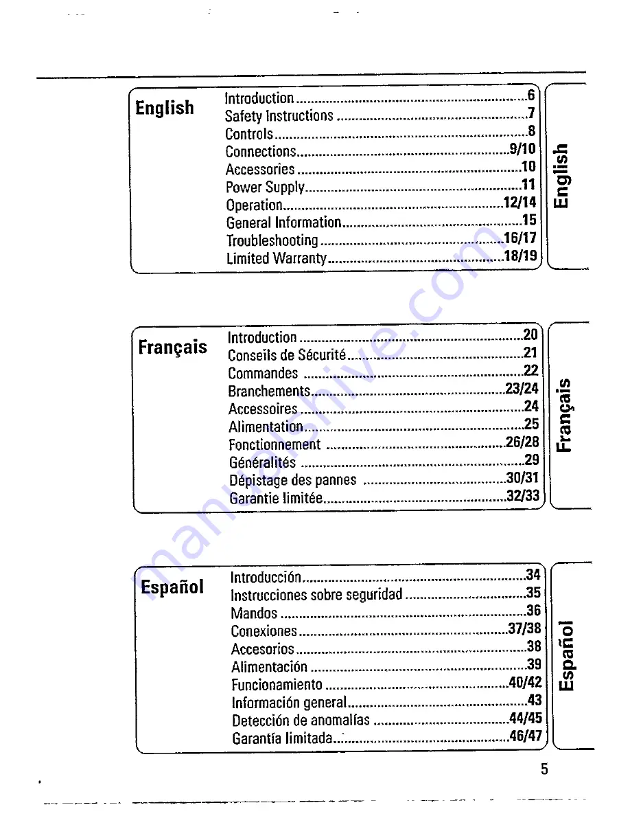 Magnavox AZ 6858 Owner'S Manual Download Page 5