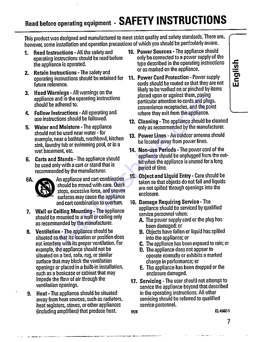 Magnavox AZ 6858 Owner'S Manual Download Page 7