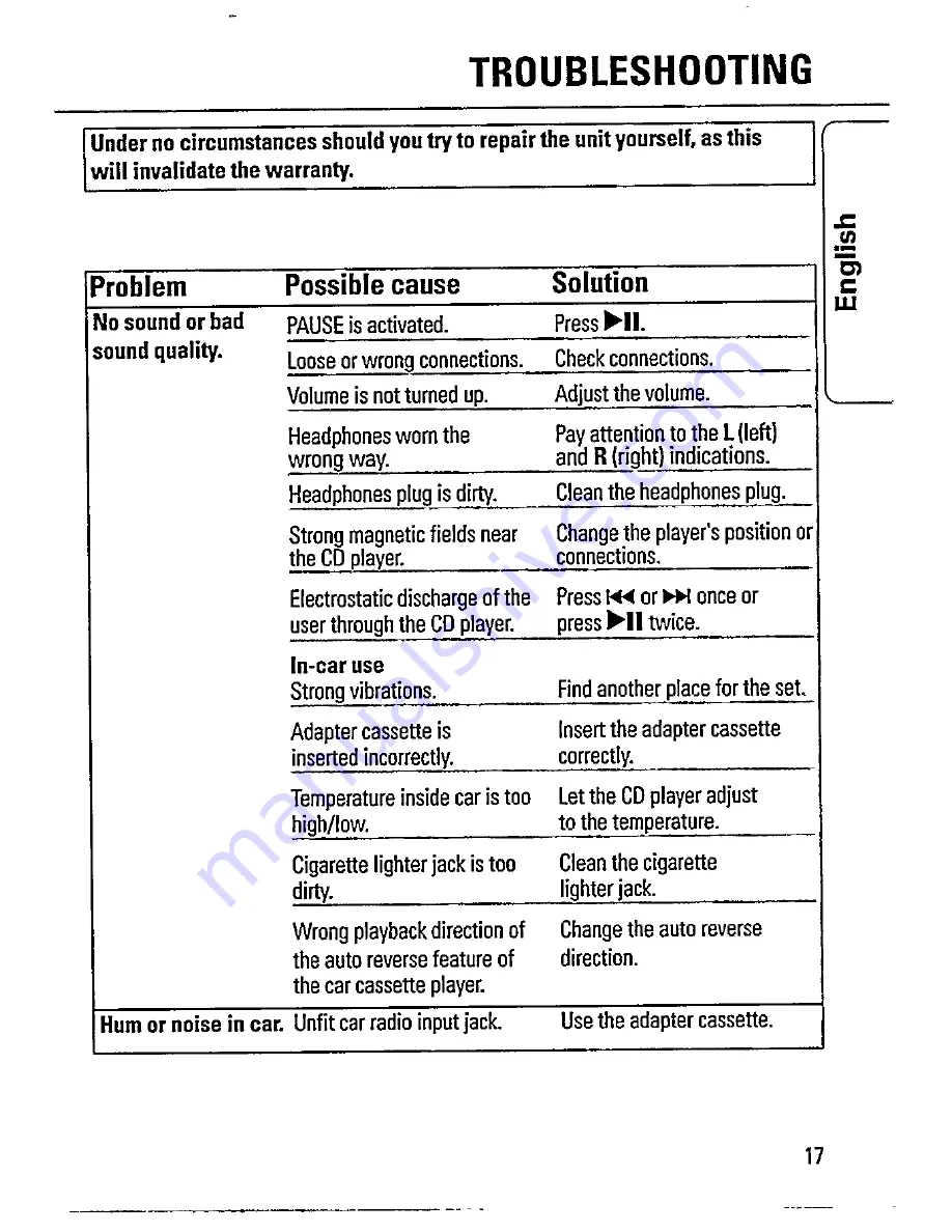 Magnavox AZ 6858 Owner'S Manual Download Page 17