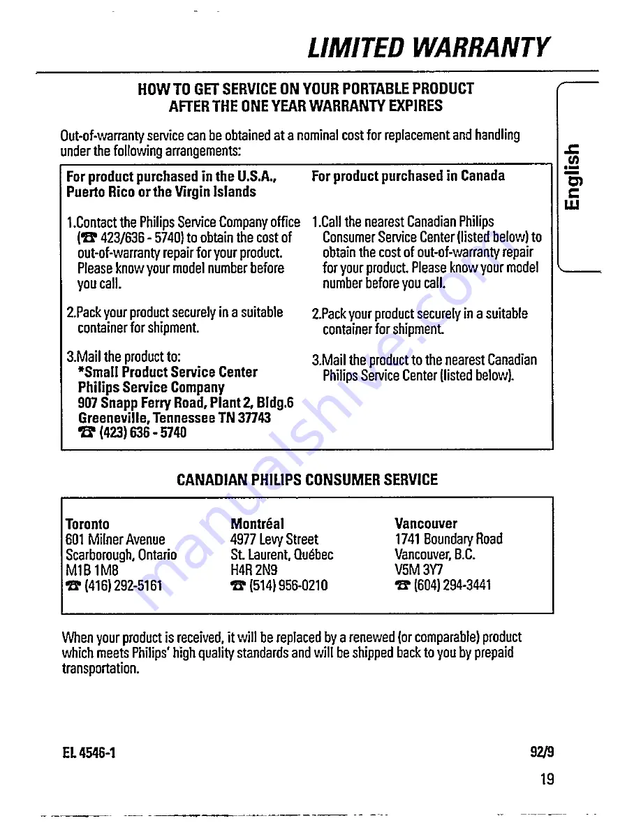 Magnavox AZ 6858 Owner'S Manual Download Page 19