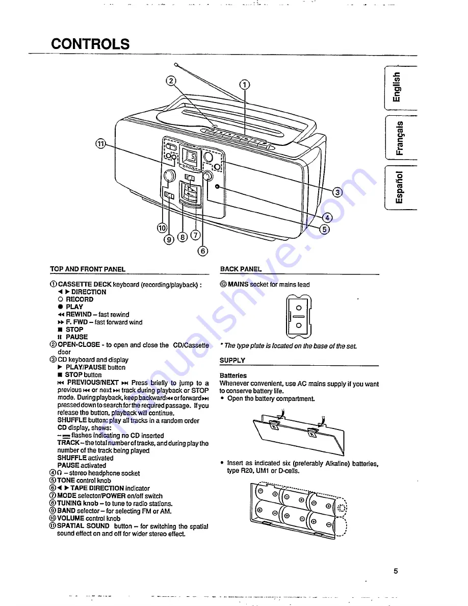 Magnavox AZ 8140 User Manual Download Page 5