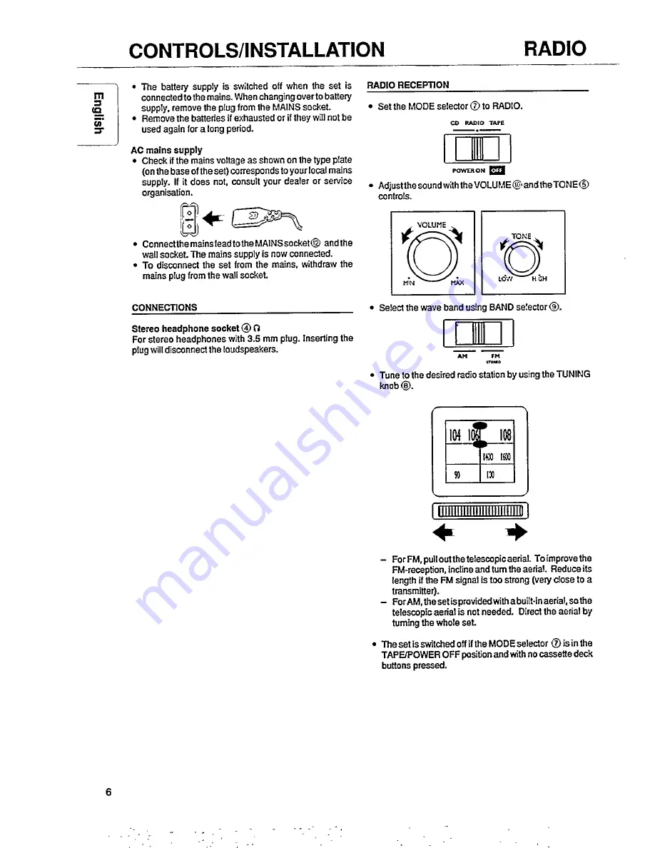 Magnavox AZ 8140 User Manual Download Page 6