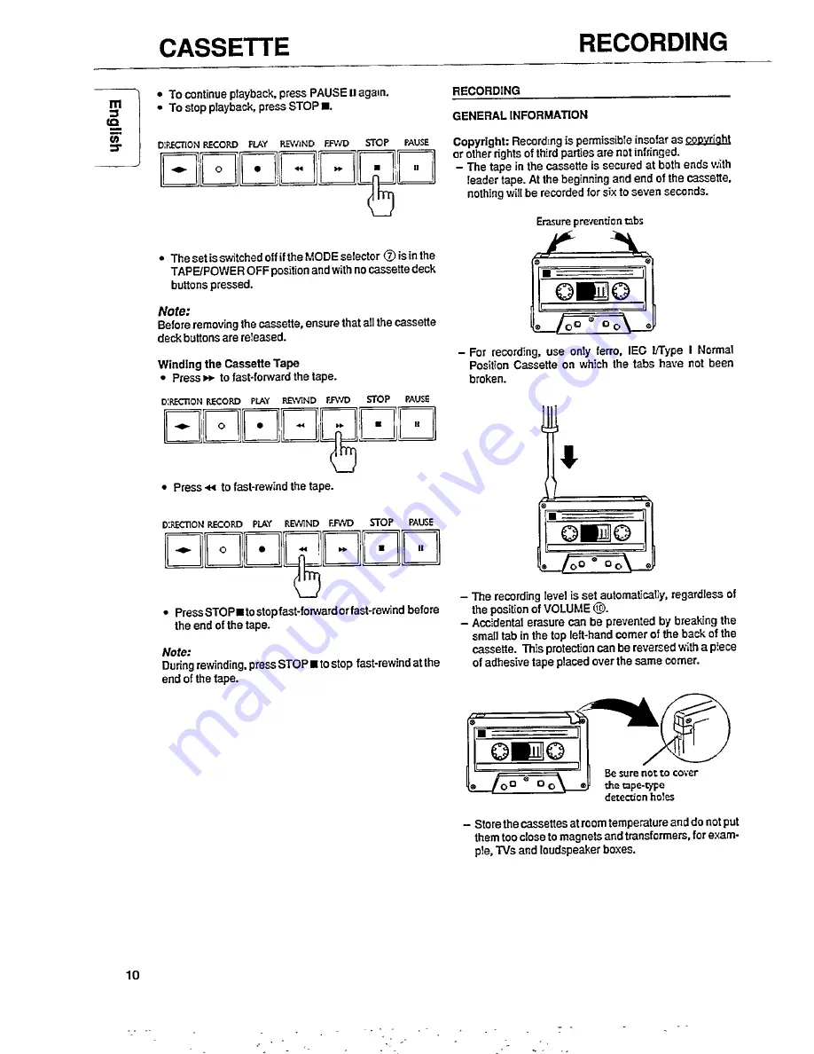 Magnavox AZ 8140 User Manual Download Page 10