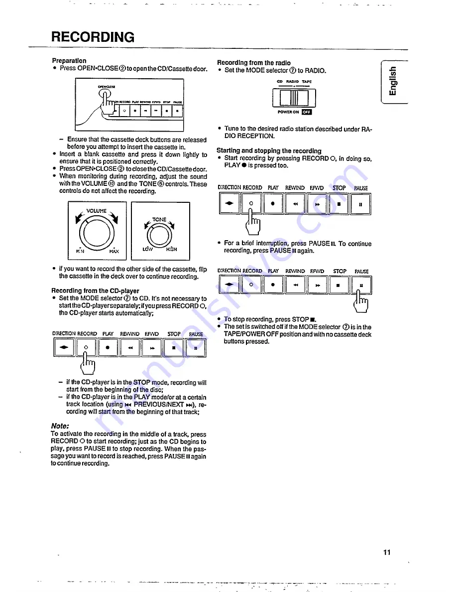 Magnavox AZ 8140 User Manual Download Page 11