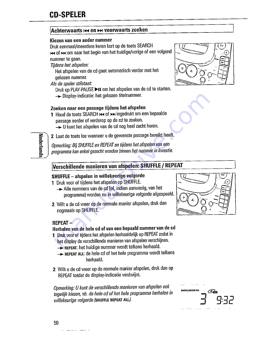 Magnavox AZ1307 - Portable Radio Cass Rec Gebruiksaanwijzing Download Page 10