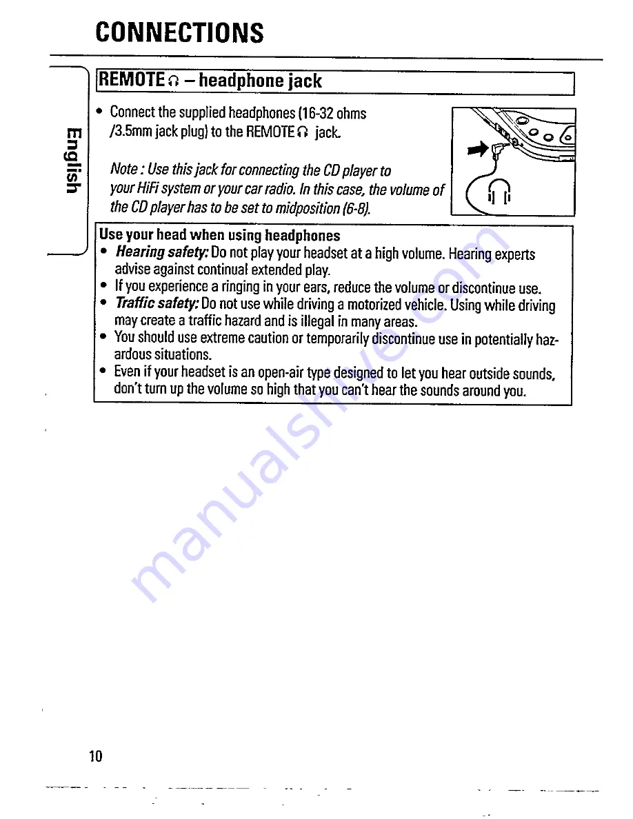 Magnavox AZ6858 - Cd Portable User Manual Download Page 10