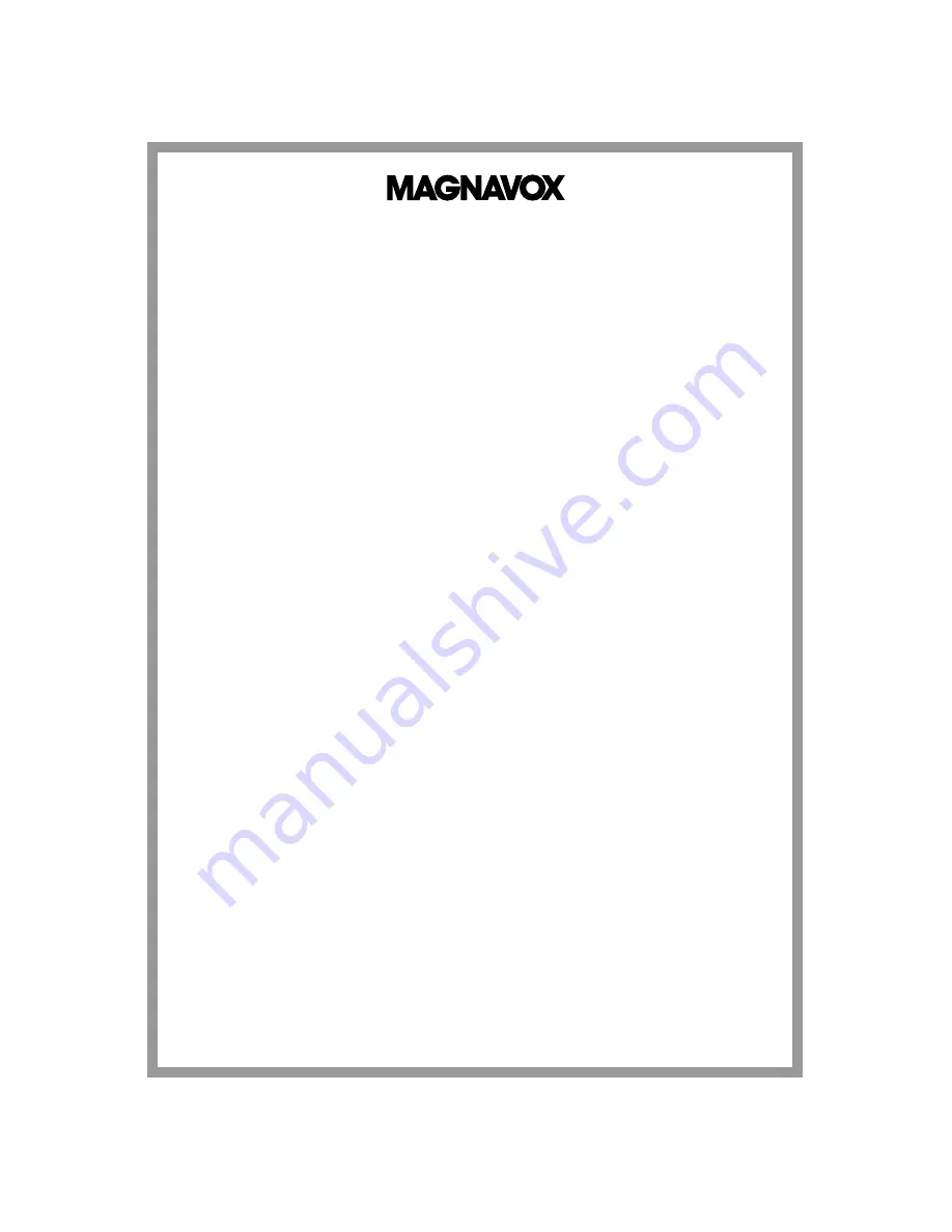 Magnavox CMWC13D6 Owner'S Manual Download Page 30