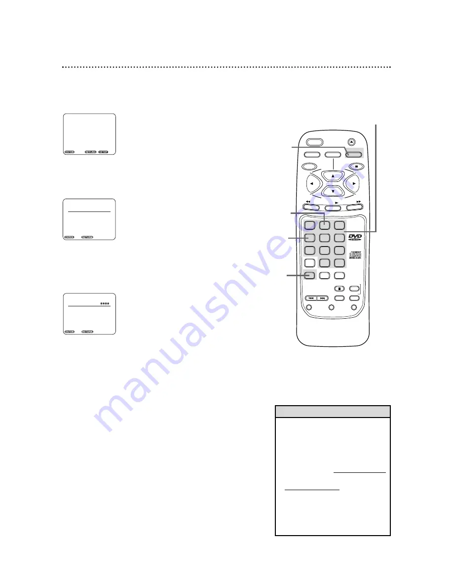 Magnavox DVD502AT98 Owner'S Manual Download Page 34