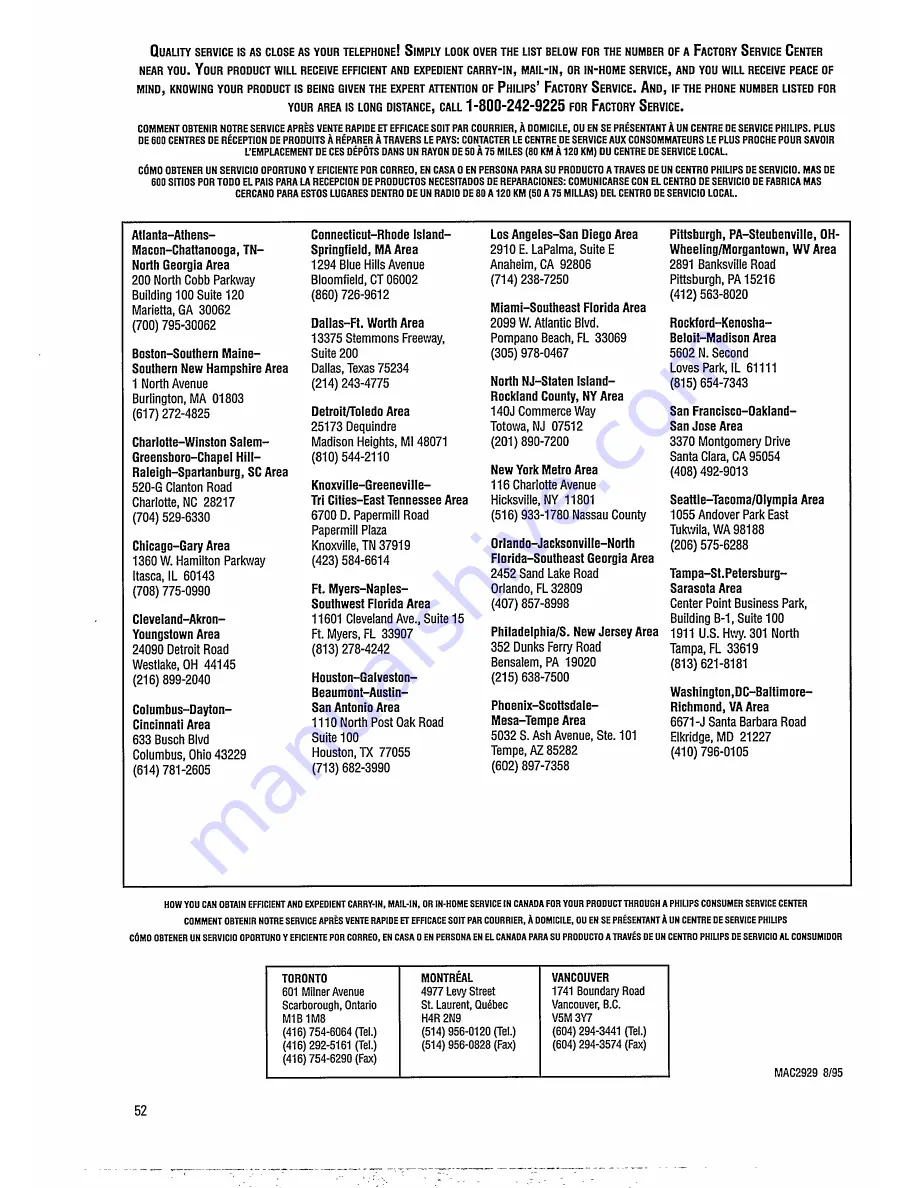 Magnavox FW391C Manual Download Page 22