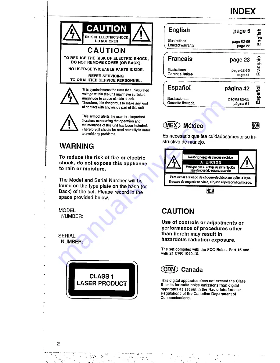 Magnavox Magnavox FW 40 User Manual Download Page 2