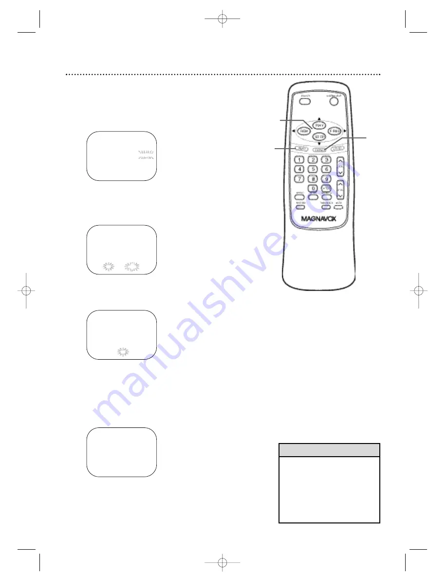 Magnavox MC132EMG - 13' Tv/vcr Combination Скачать руководство пользователя страница 19