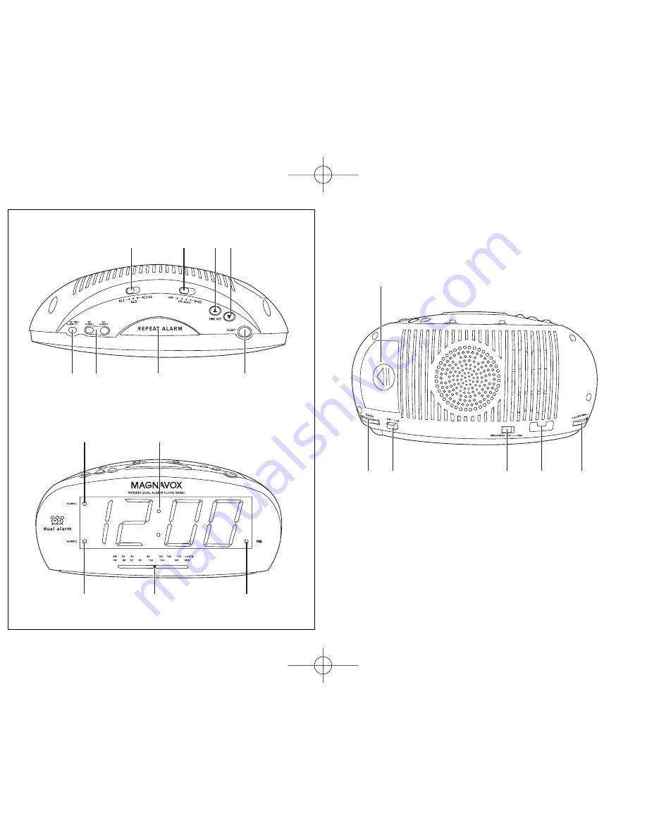 Magnavox MCR140 - Big Display Alarm Clock Radio User Manual Download Page 4