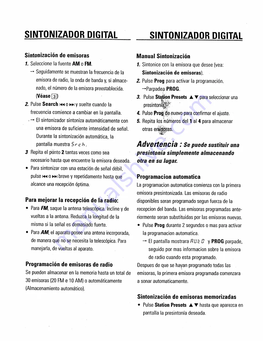 Magnavox MCS220 - Portable Audio User Manual Download Page 39