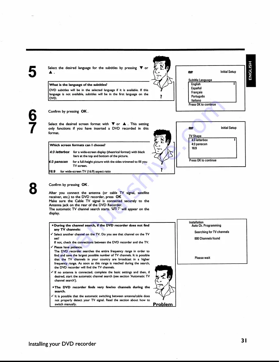 Magnavox MDV630R - DVD Recorder/Player Owner'S Manual Download Page 45