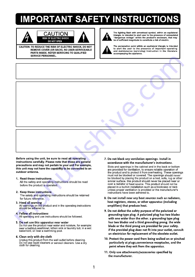 Magnavox MP601 Owner'S Manual Download Page 2