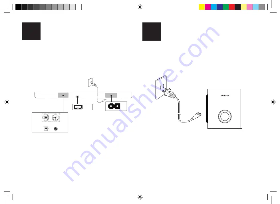 Magnavox MSB45X0W Quick Start Manual Download Page 13