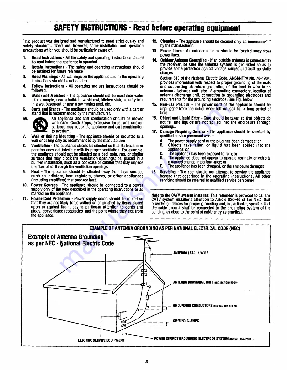 Magnavox NP4620 Owner'S Manual Download Page 3