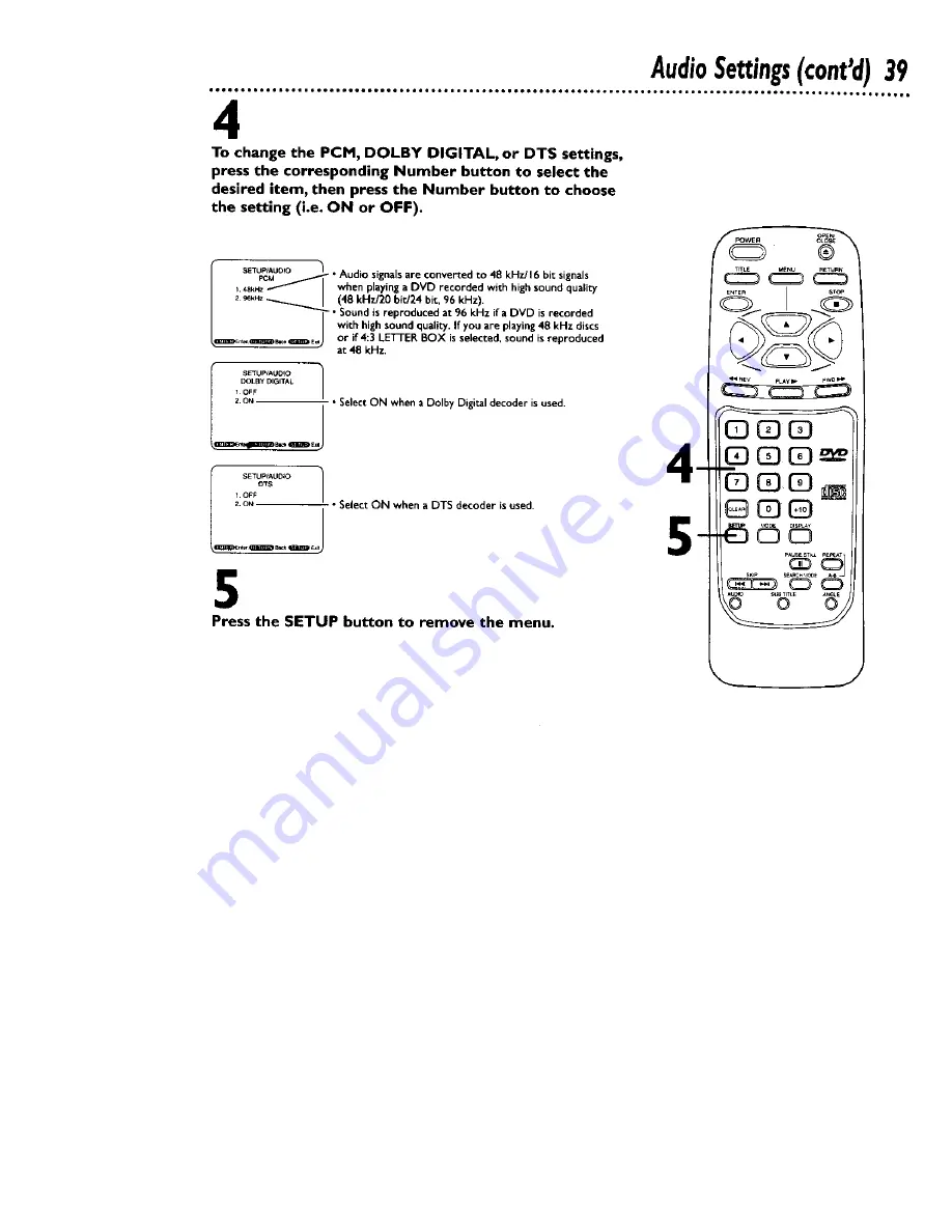 Magnavox SV2000 SVD101 Owner'S Manual Download Page 39