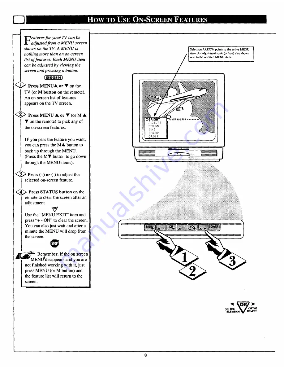 Magnavox TR2510 Owner'S Manual Download Page 8