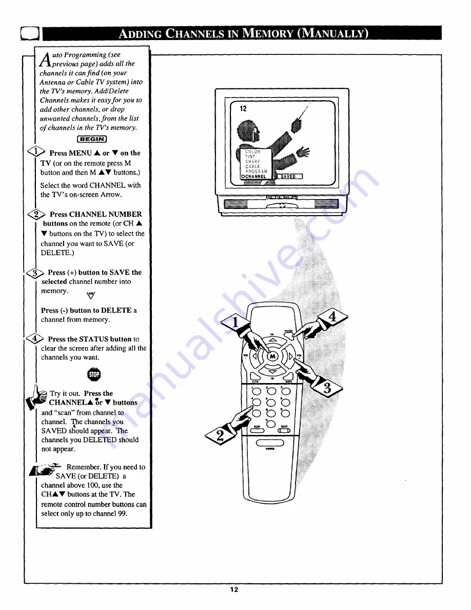 Magnavox TR2510 Owner'S Manual Download Page 12