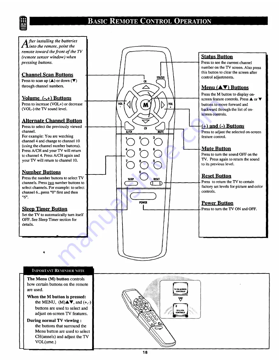 Magnavox TR2510 Owner'S Manual Download Page 18