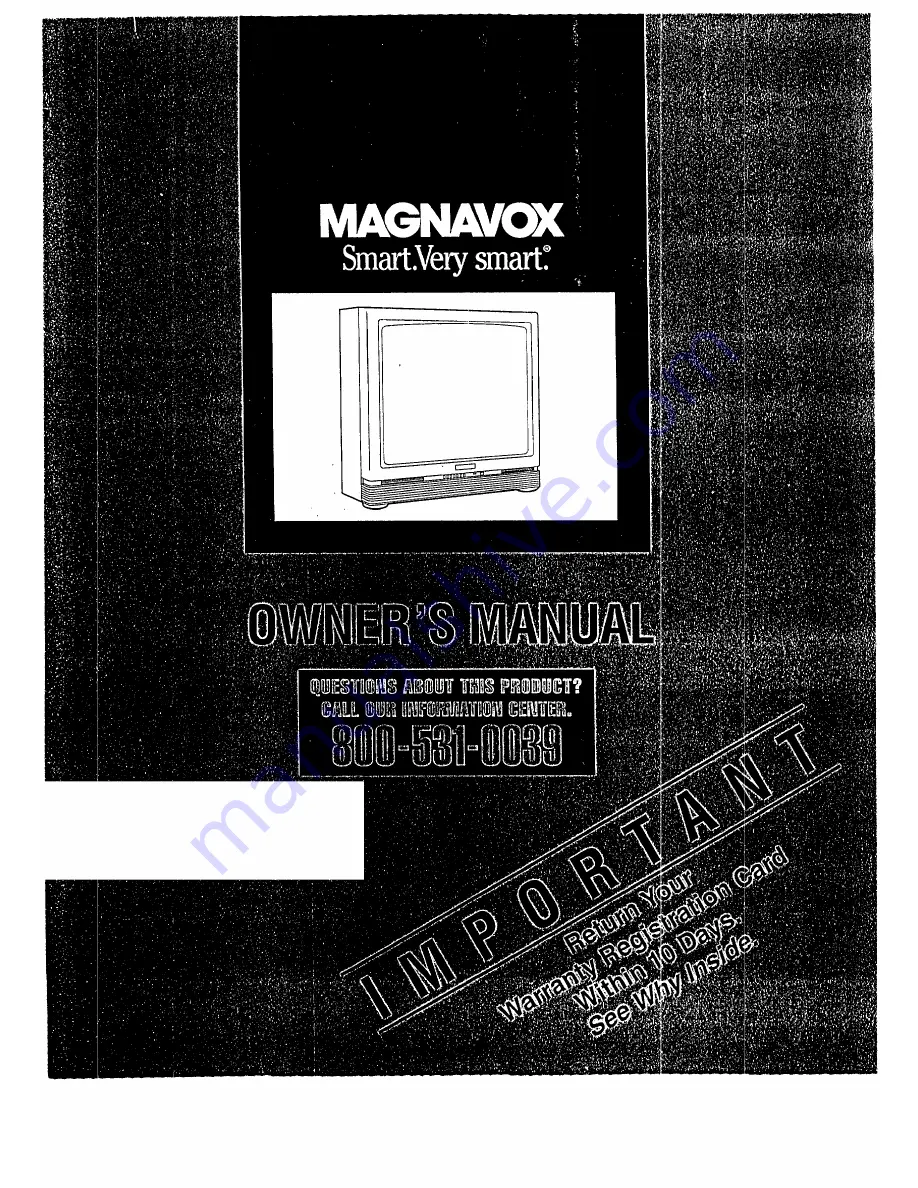 Magnavox TS2760 Owner'S Manual Download Page 1